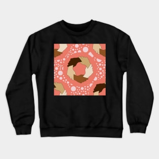 Holding hands in a cirkle - Together strong despite difference! Empowering Crewneck Sweatshirt